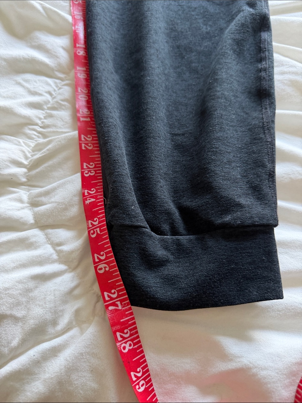 Beyond the bump Black space-dye Women’s Jogger Pants szlarge with pockets - Picture 11 of 12